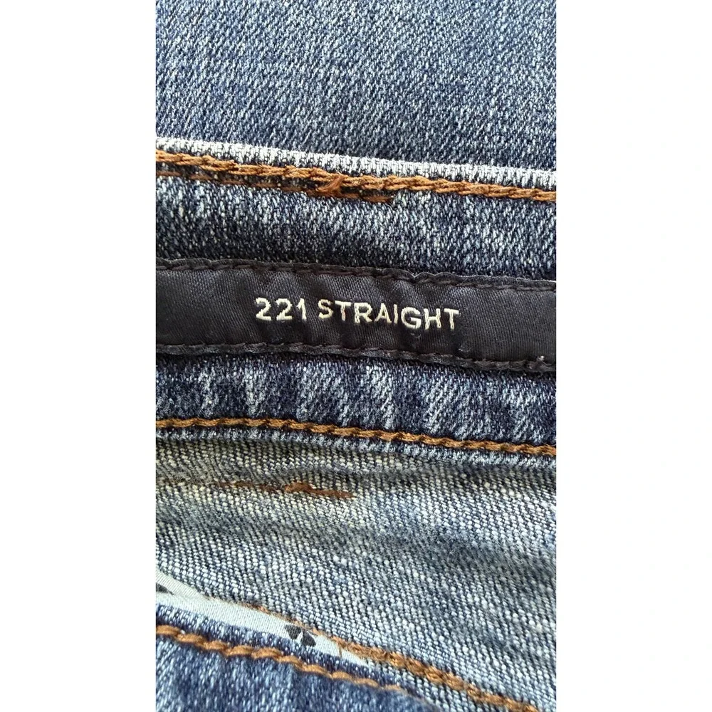 Lucky Brand 221 Straight Leg Mens Jeans 40x32 Medium Wash Blue Denim